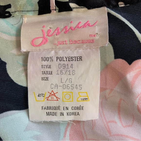 Vintage Floral Kimono Robe - Picture 7 of 8